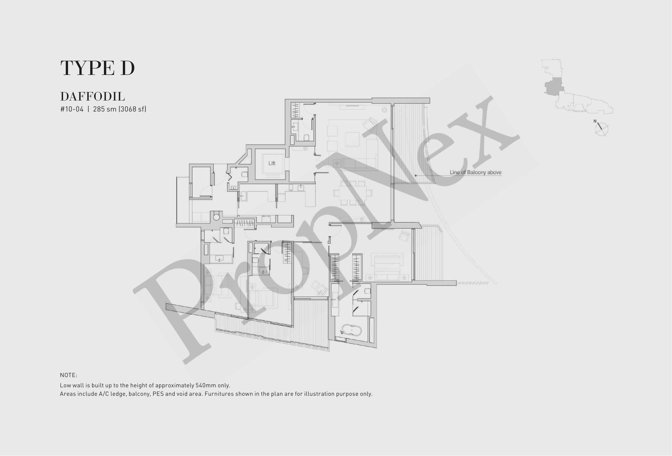 Eden Residences Capitol – 3-BEDROOM + With Study D