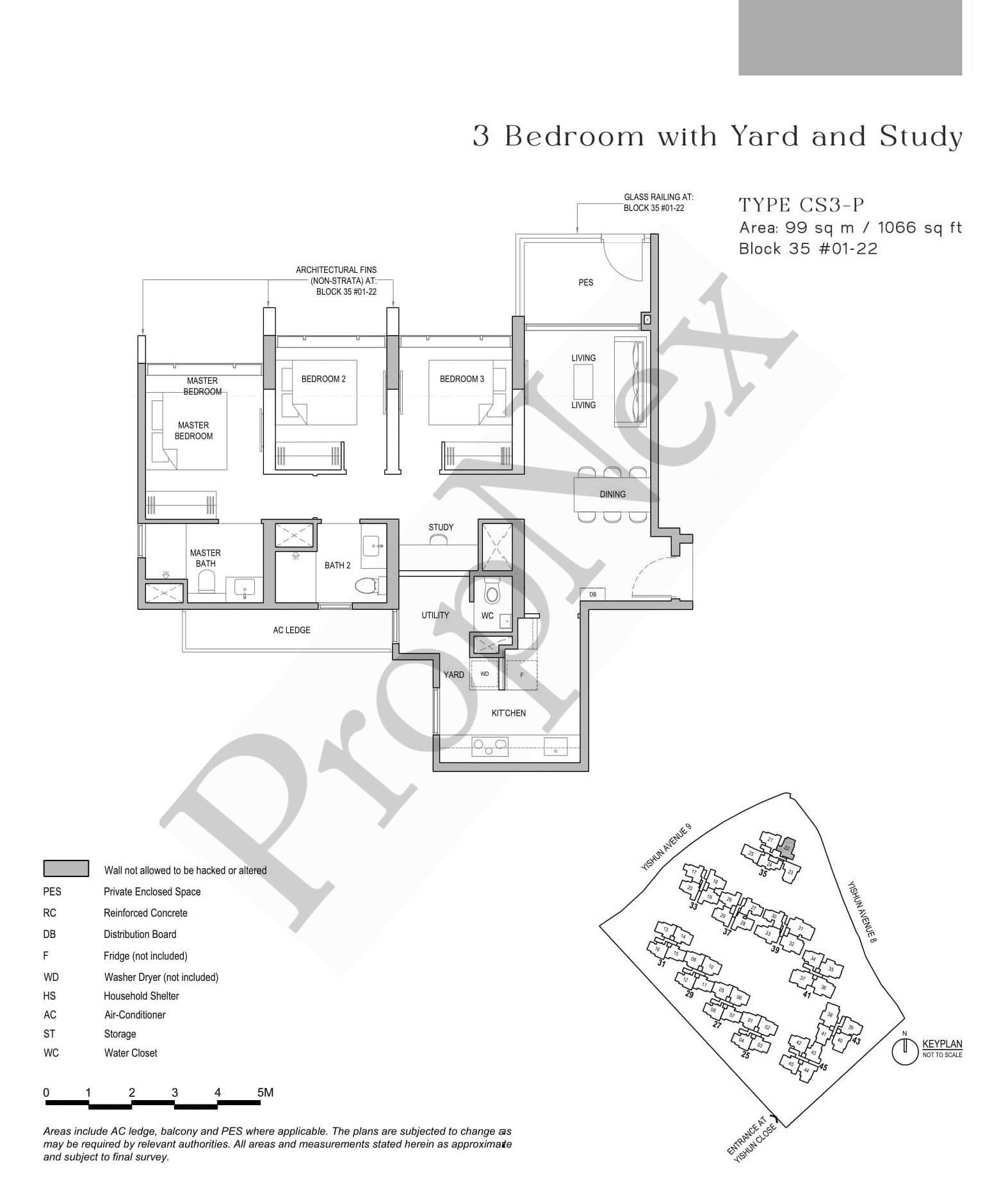 North Gaia – 3 BEDROOM+YARD+STUDY CS3-P