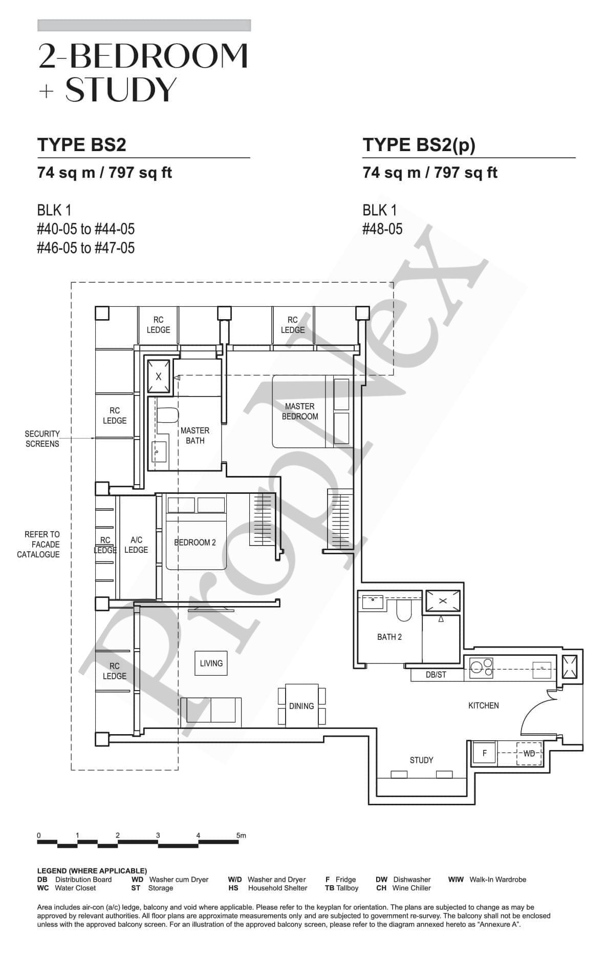CanningHill Piers – 2-BEDROOM + STUDY BS2