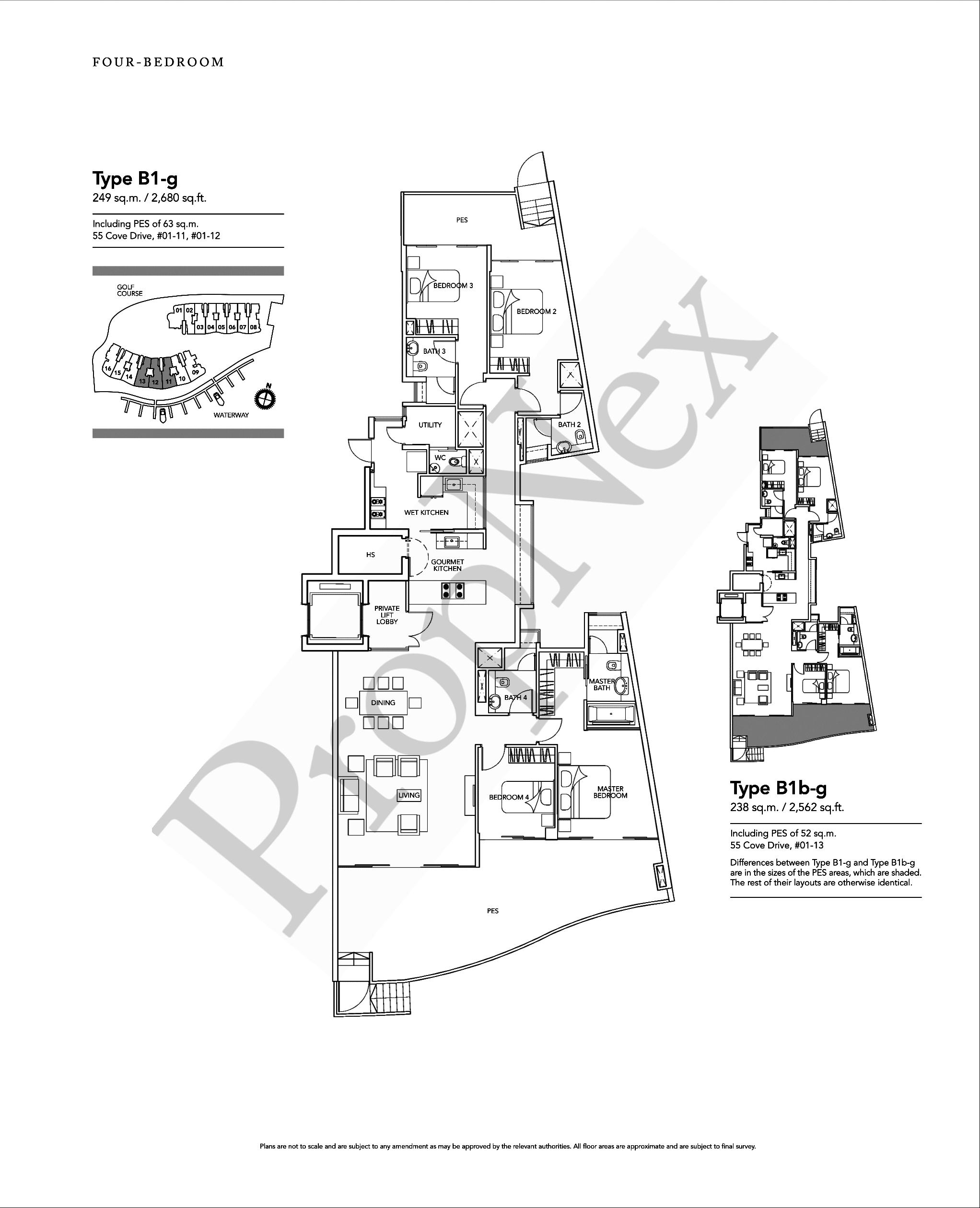 Turquoise – 4-BEDROOM B1-G