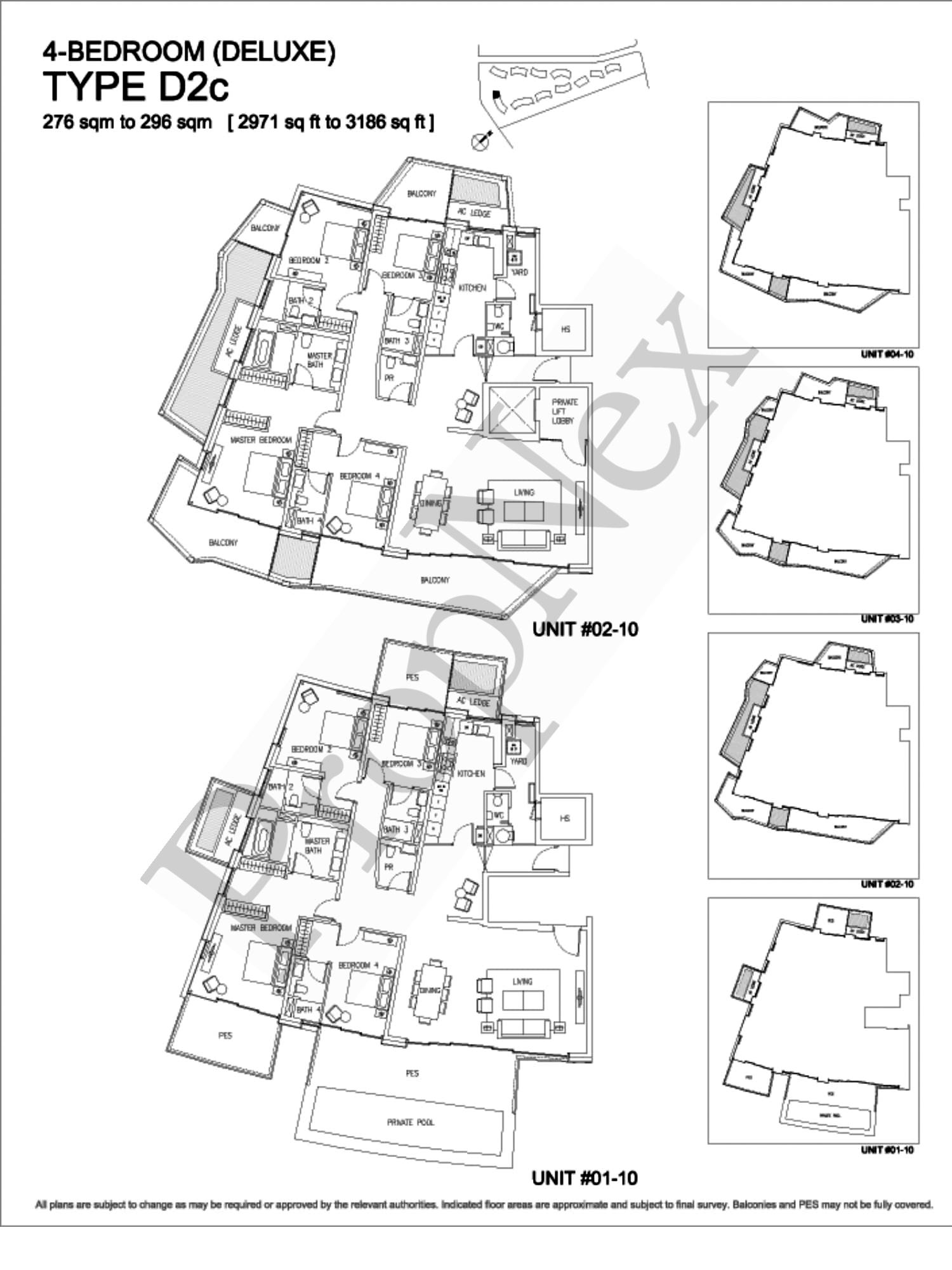 Corals at Keppel Bay – 4-BEDROOM D2c - 3186sqft
