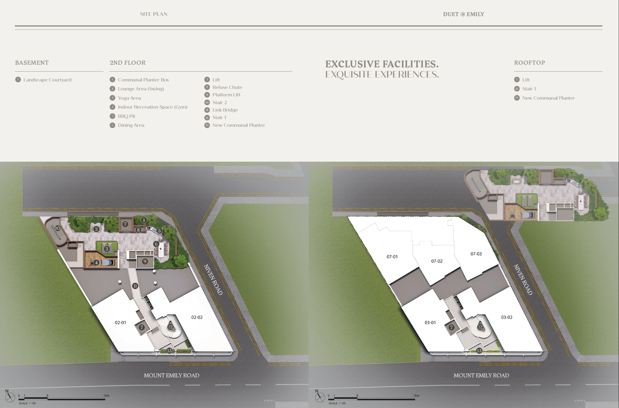 Duet @ Emily site plan