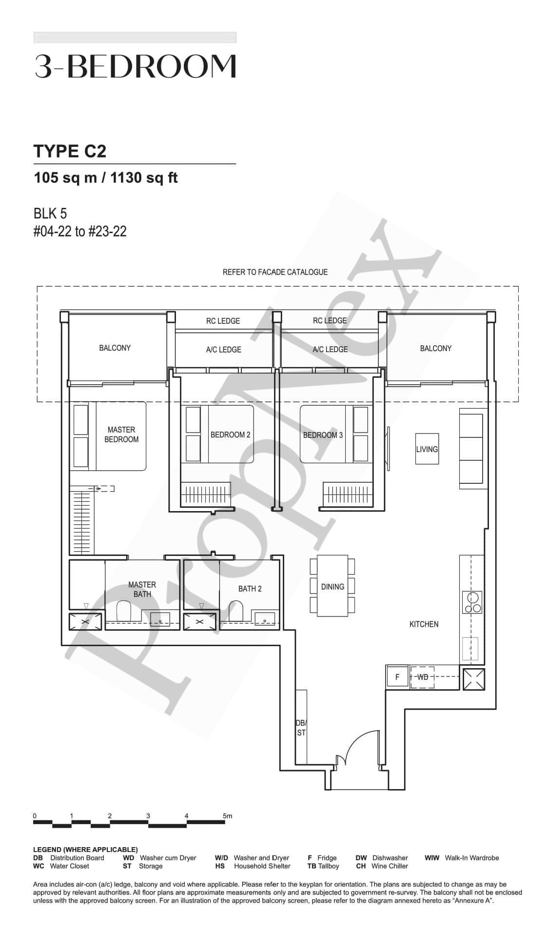 CanningHill Piers – 3-BEDROOM C2