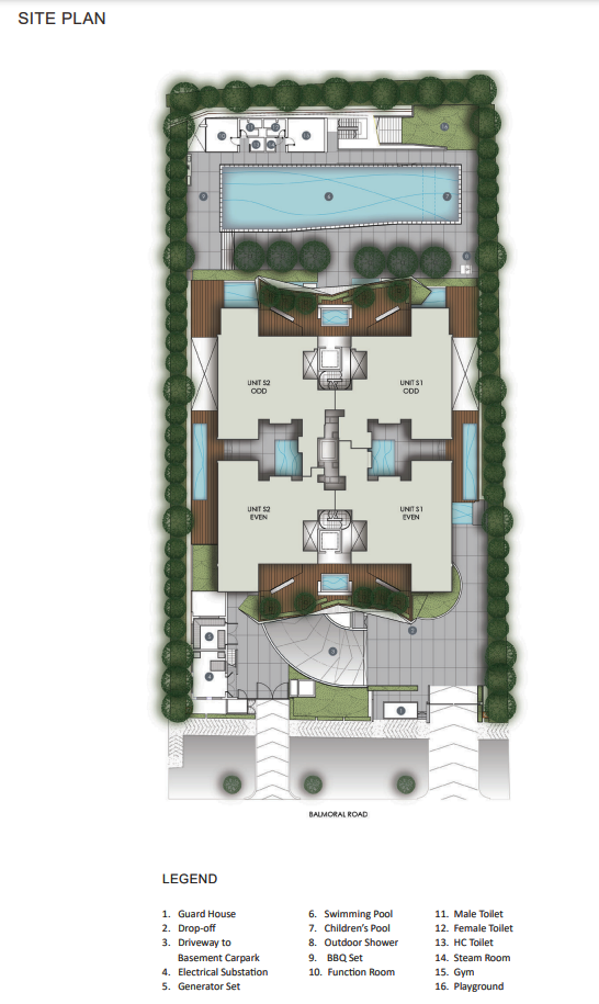 The Oliv site plan