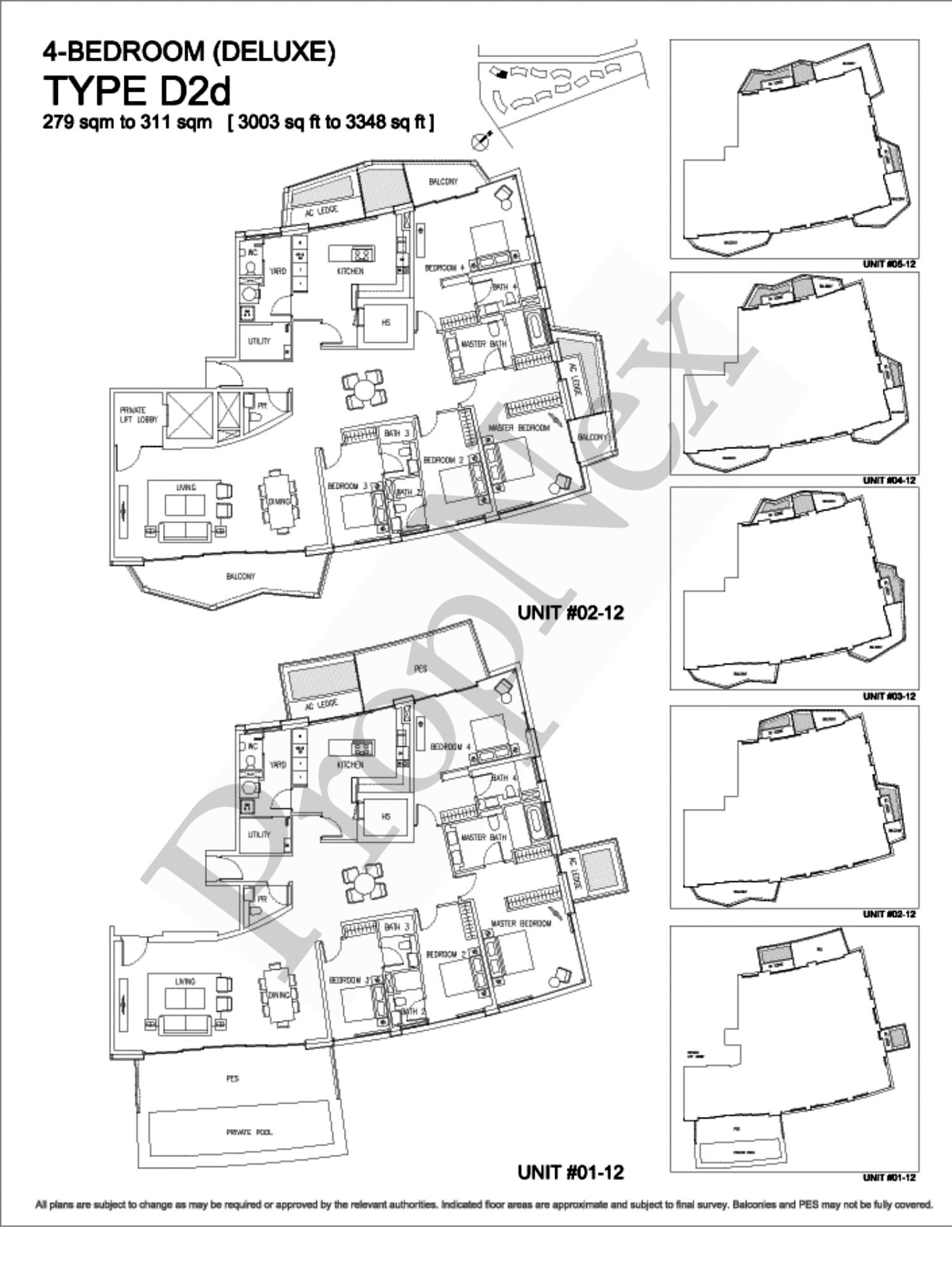 Corals at Keppel Bay – 4-BEDROOM D2d - 3003sqft
