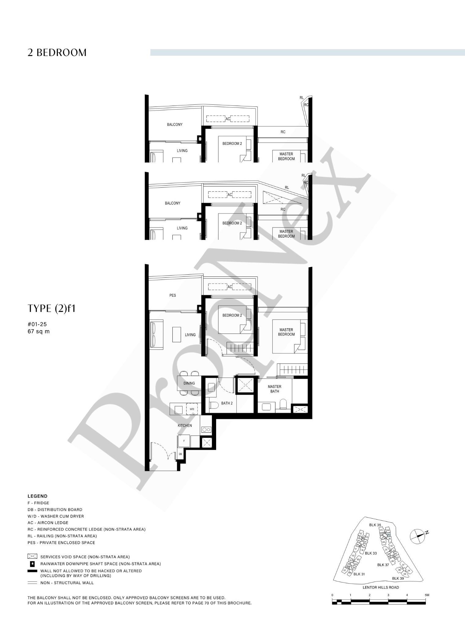 2 Bedroom (2)f1 floor plan