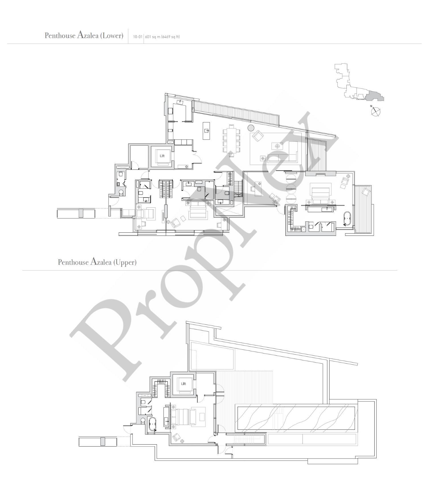 Eden Residences Capitol – 4-BEDROOM + Penthouse,With Study PHA