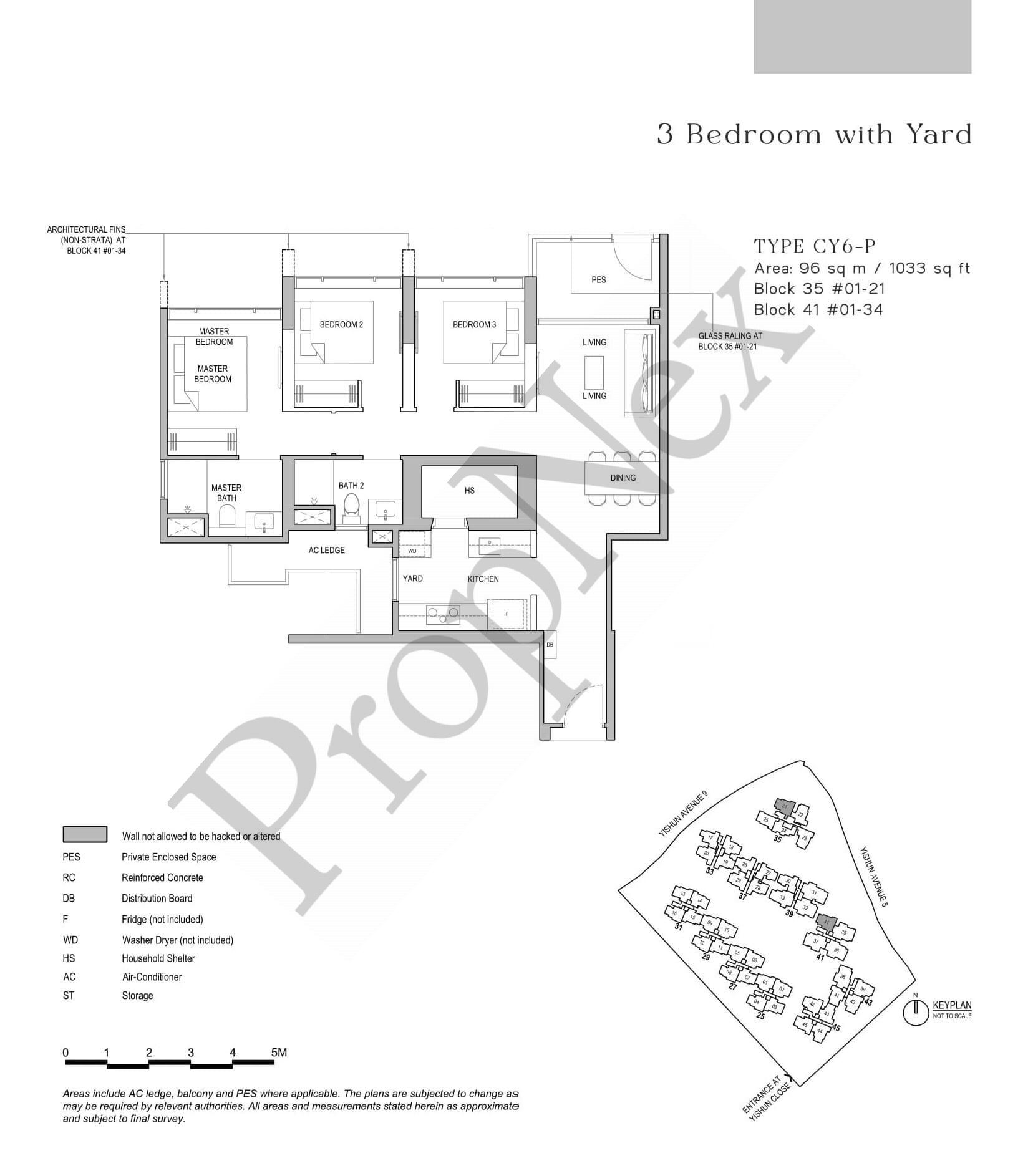 North Gaia – 3 BEDROOM + YARD CY6-P