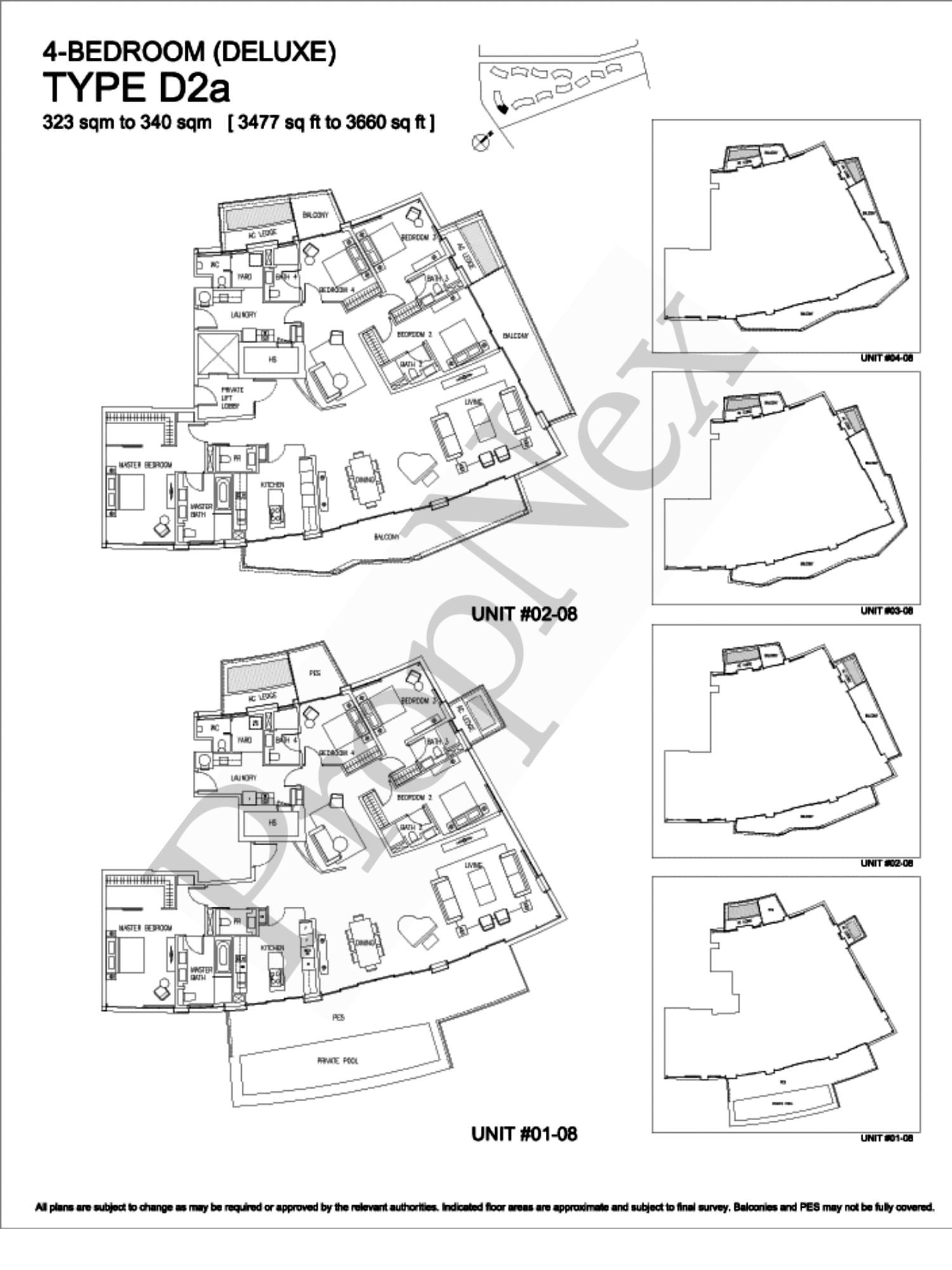 Corals at Keppel Bay – 4-BEDROOM D2a - 3477sqft