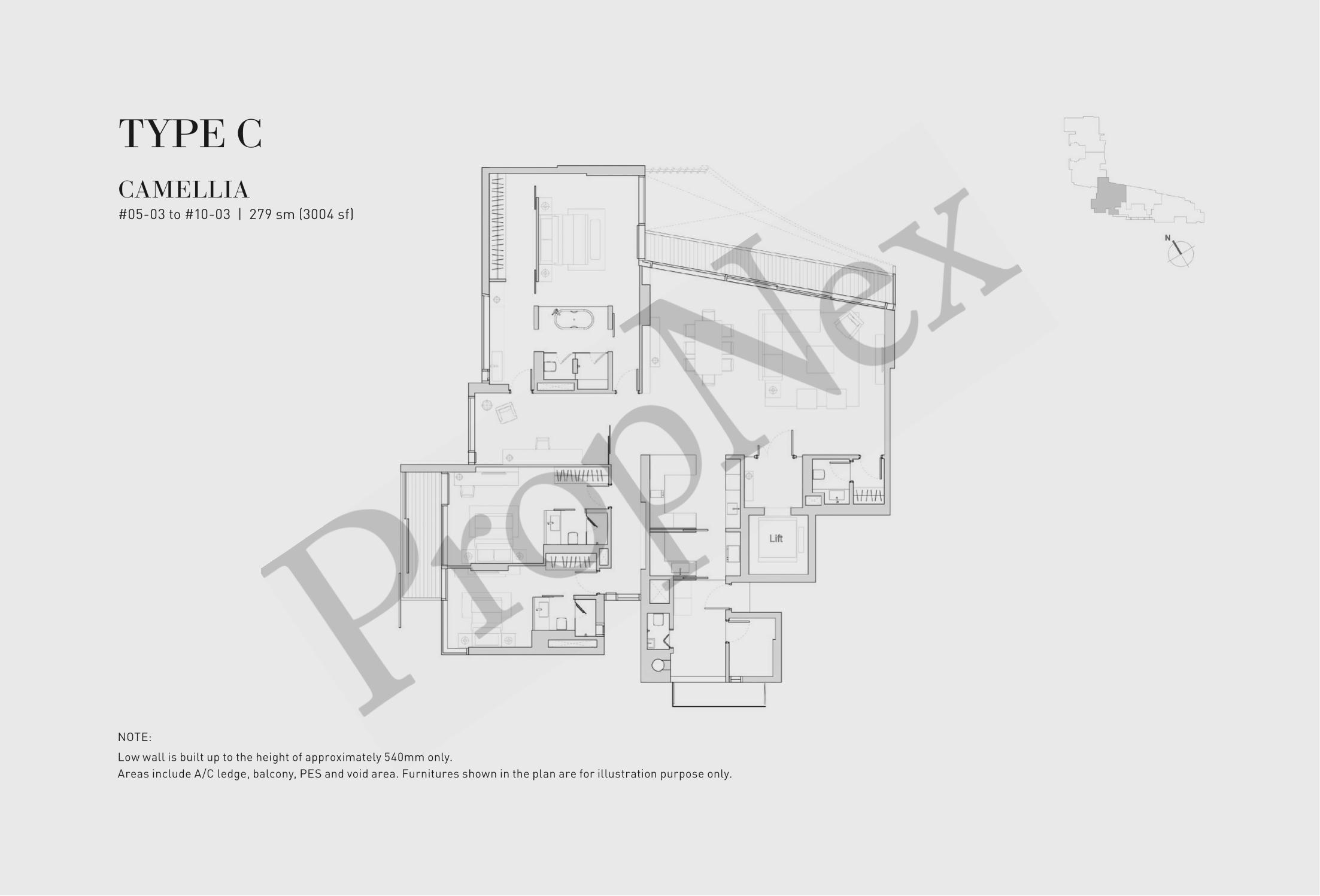 Eden Residences Capitol – 3-BEDROOM + With Study C