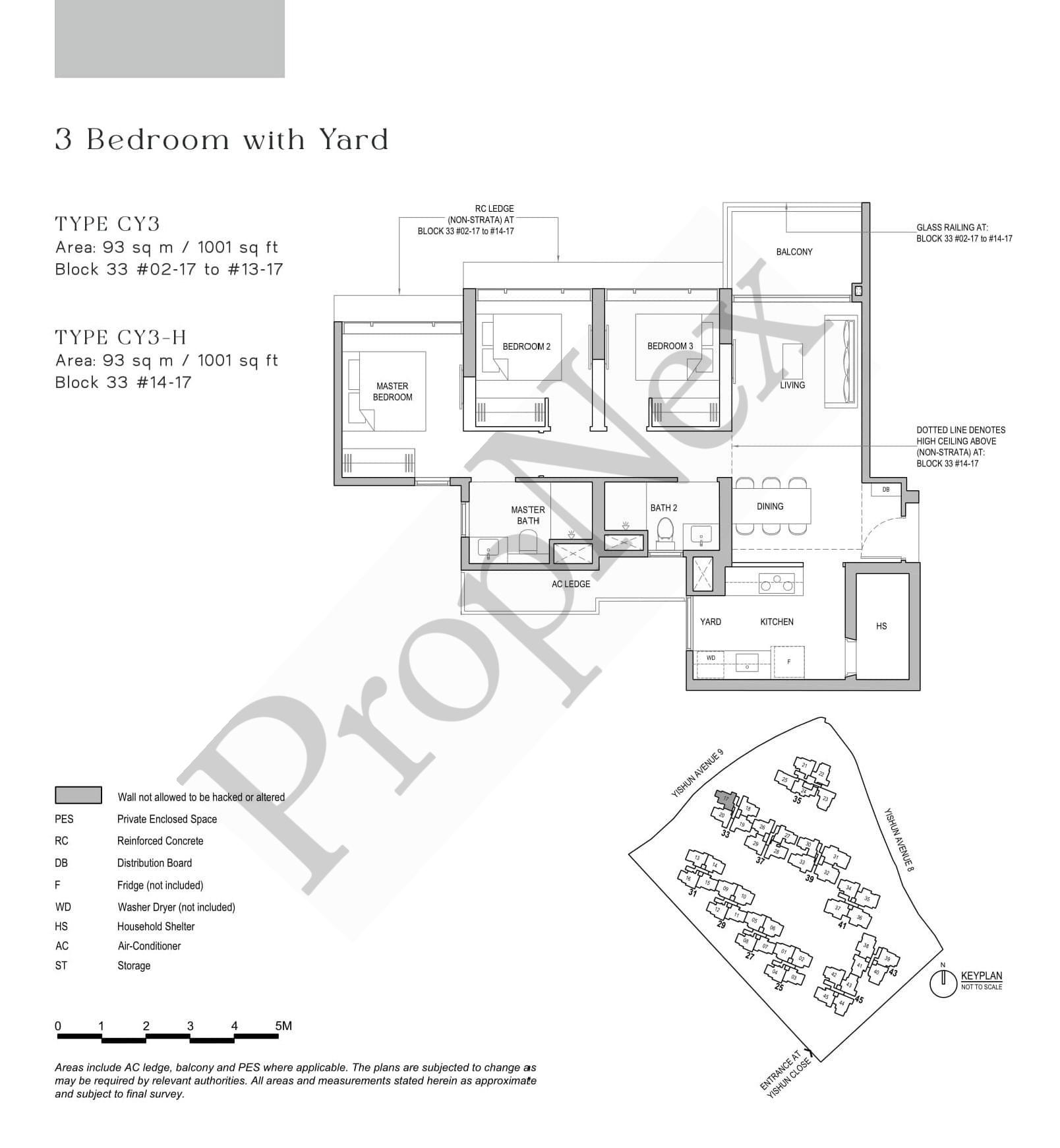North Gaia – 3 BEDROOM + YARD CY3