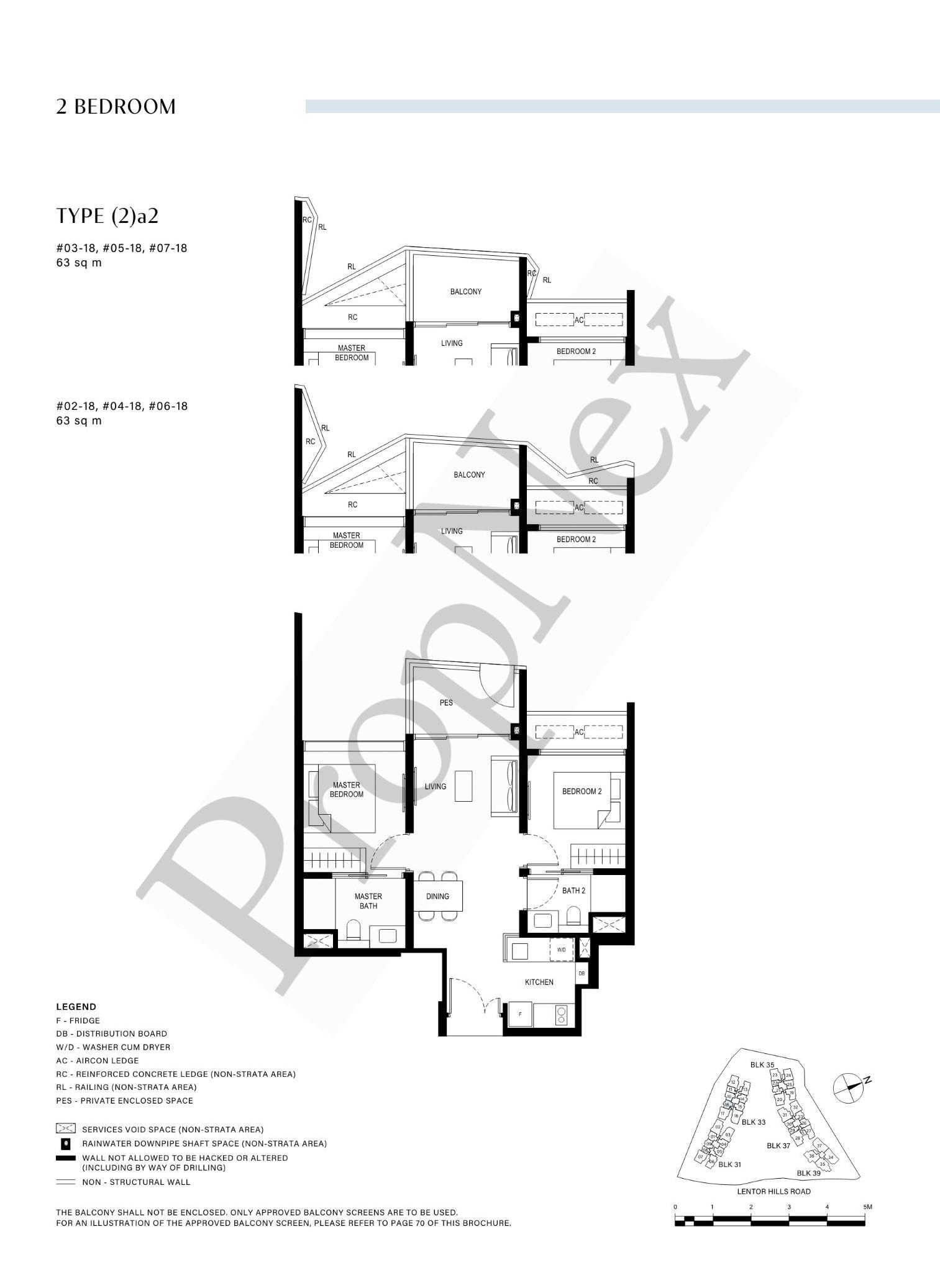 2 Bedroom (2)a2 floor plan