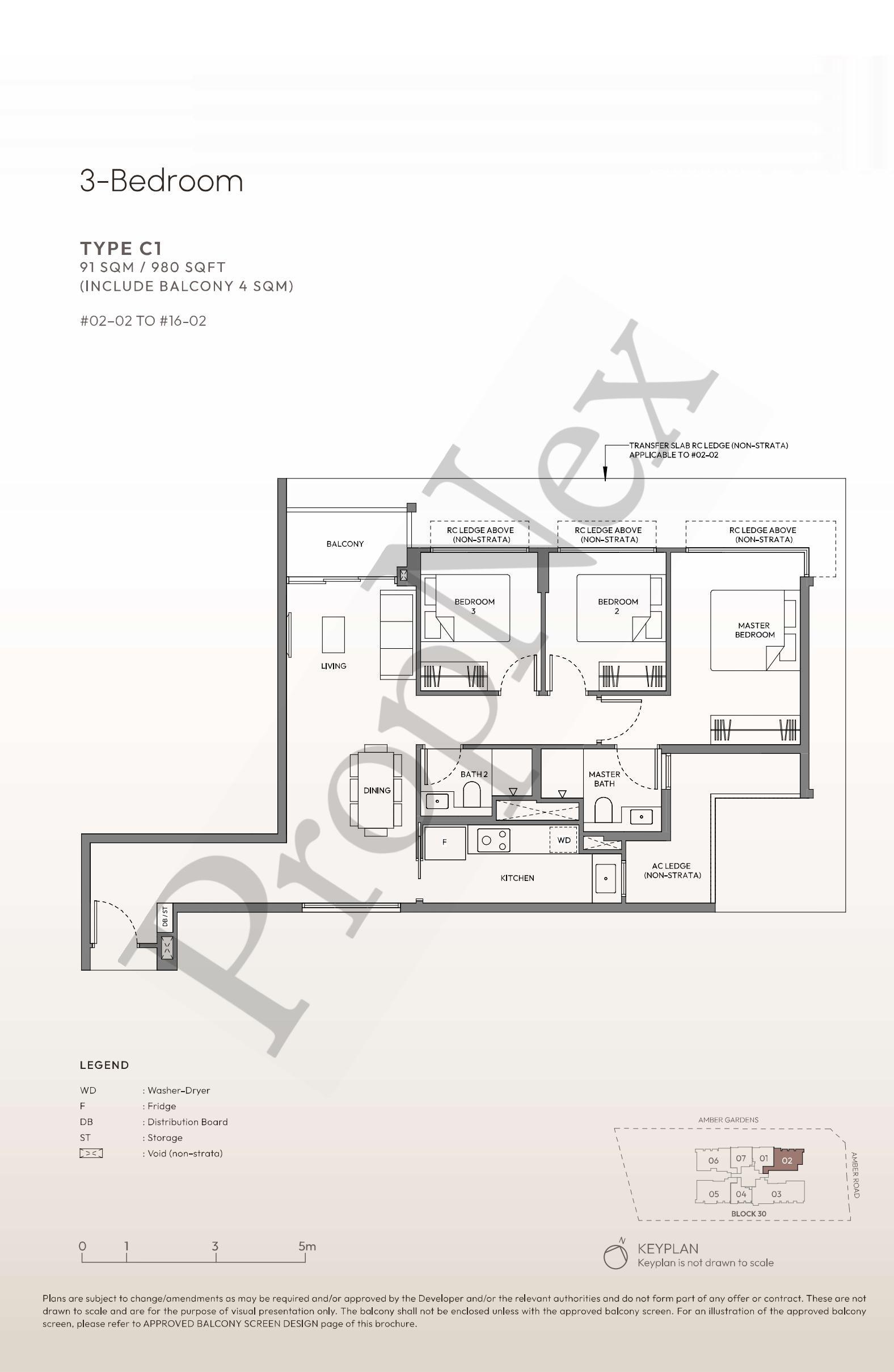 Amber House – 3-BEDROOM C1