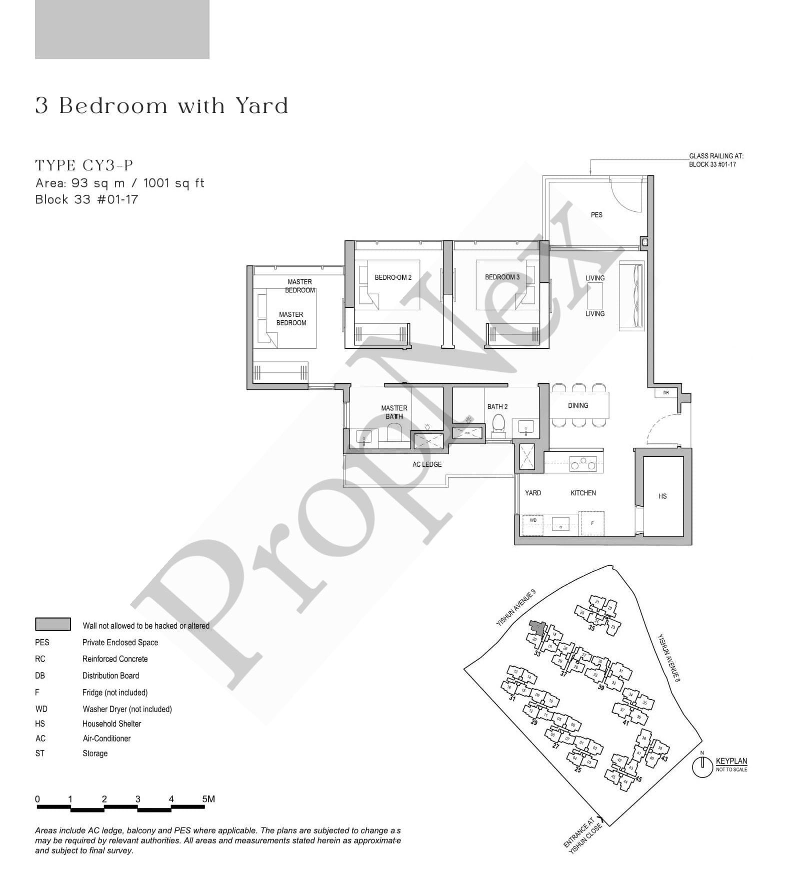 North Gaia – 3 BEDROOM + YARD CY3-P