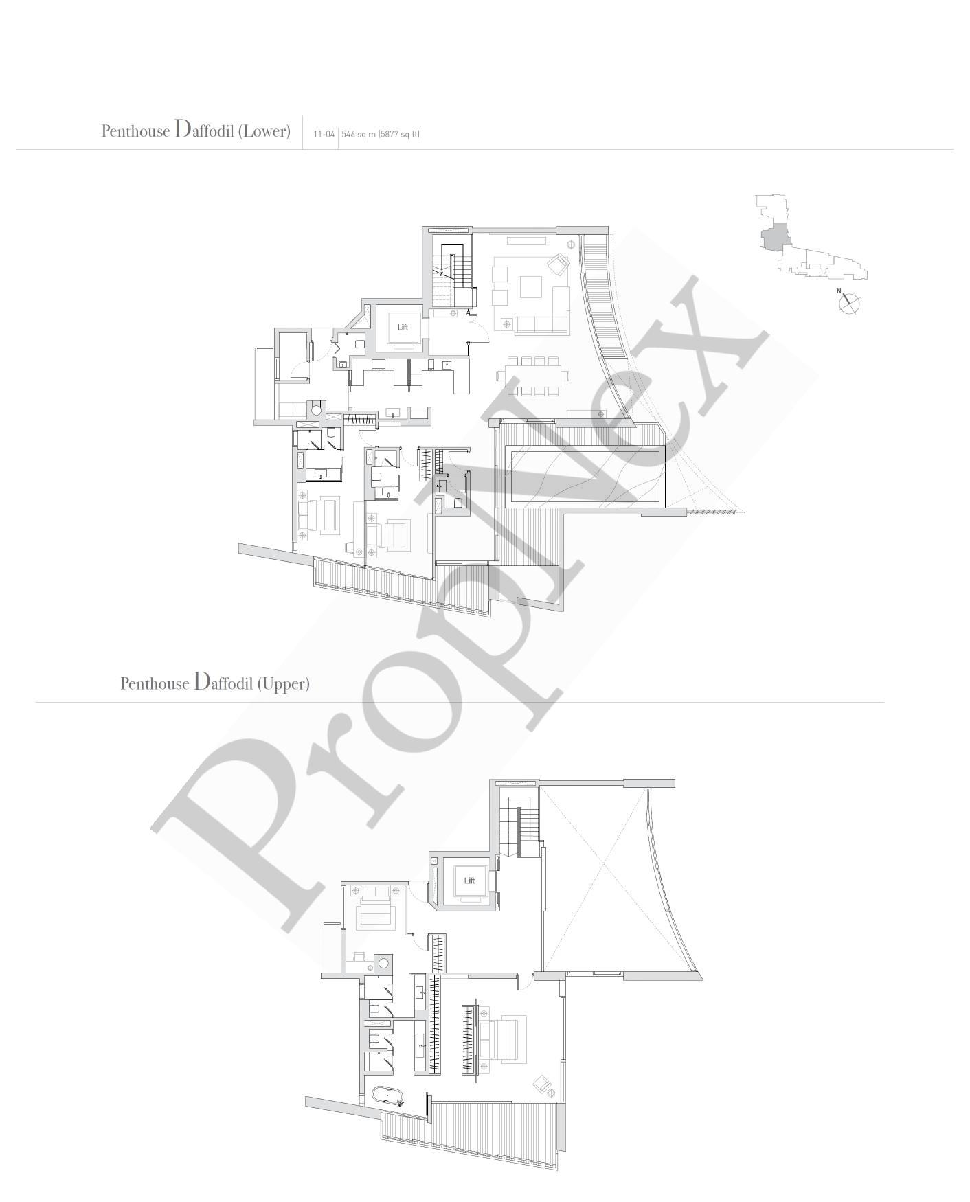 Eden Residences Capitol – 4-BEDROOM + Penthouse,With Study PHD