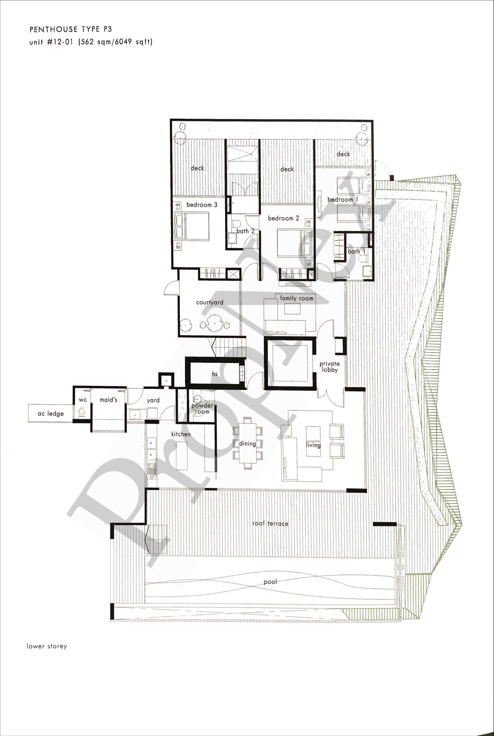 The Oliv – 4-BEDROOM + Penthouse P3