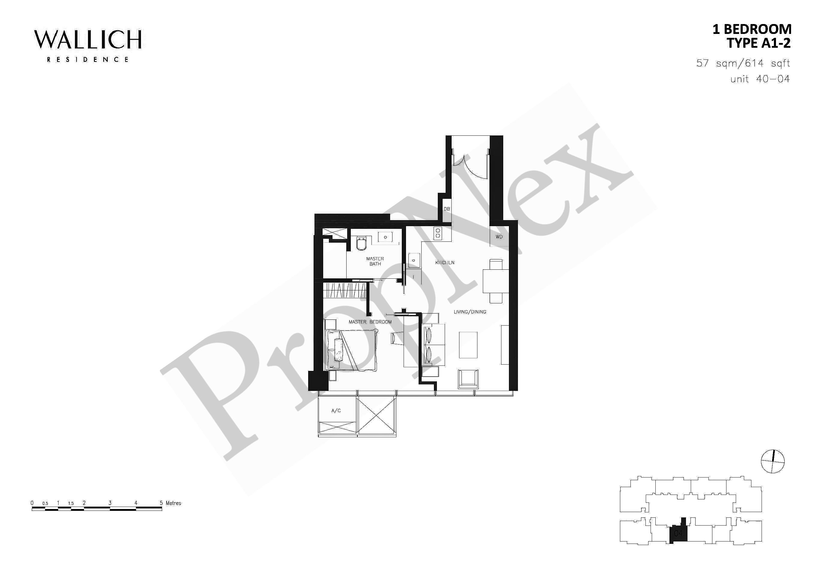 Wallich Residence – 1 BEDROOM A1-2