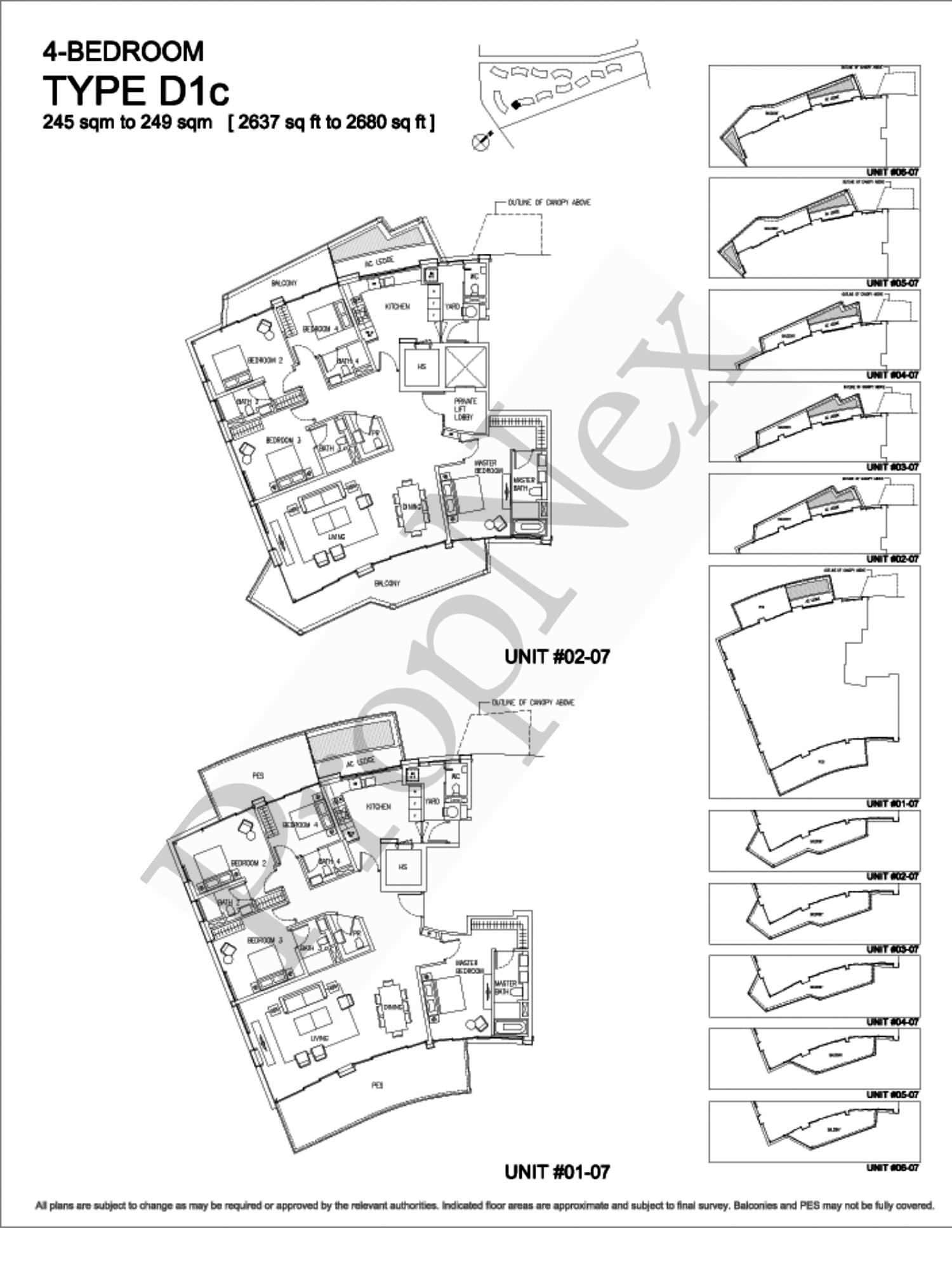 Corals at Keppel Bay – 4-BEDROOM D1c - 2680sqft