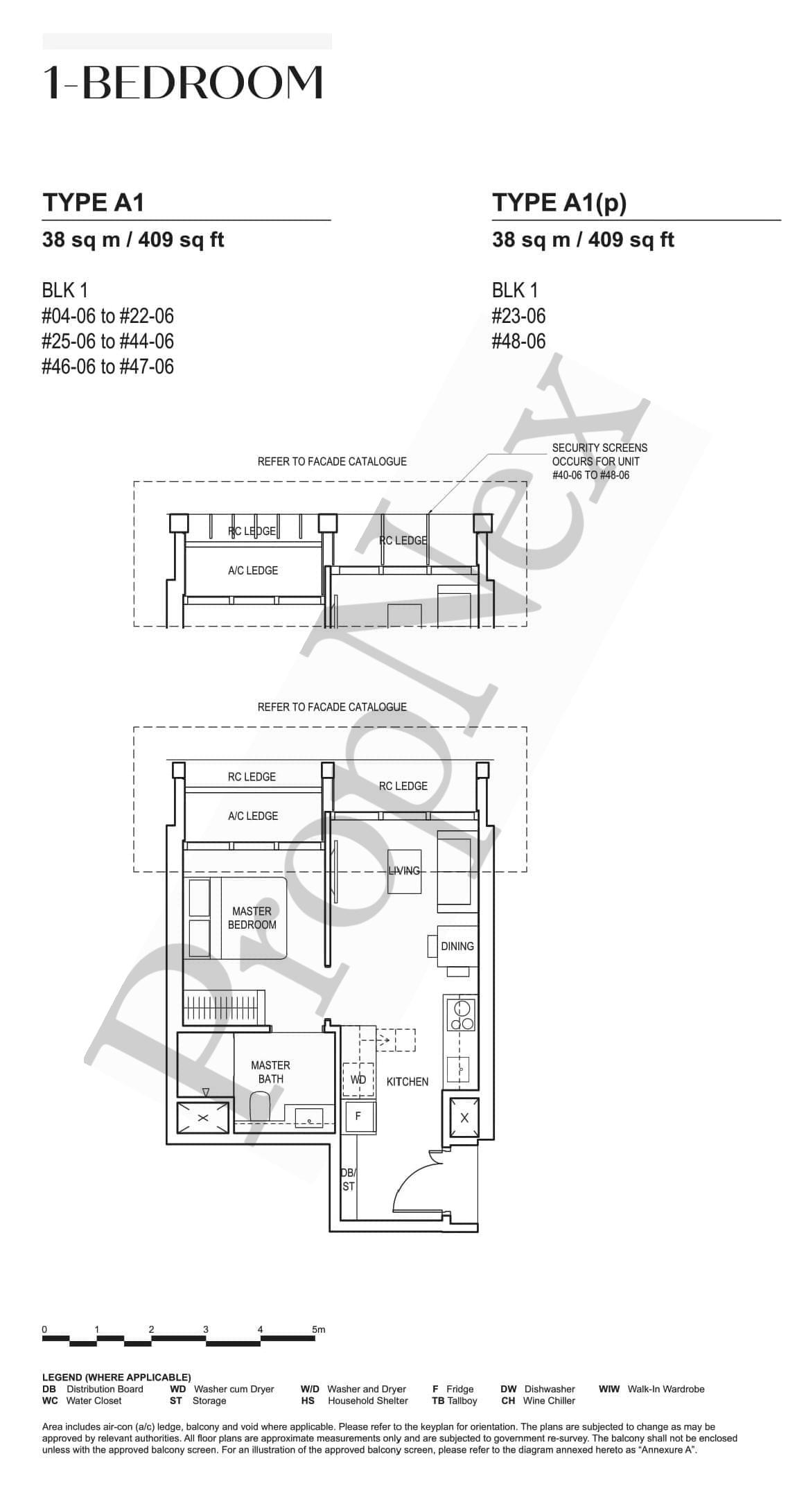 CanningHill Piers – 1-BEDROOM A1(p)