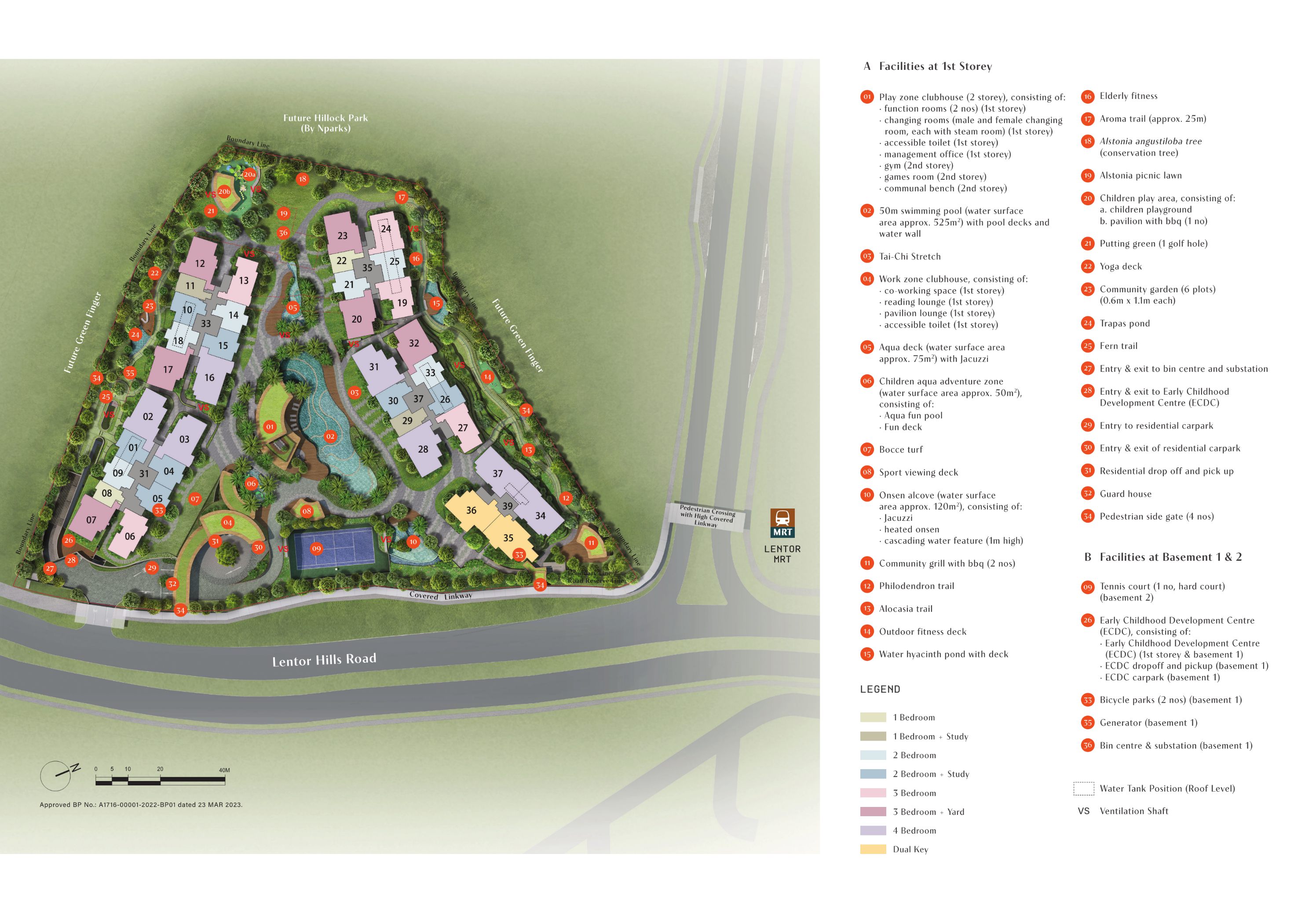 Lentor Hills Residences site plan