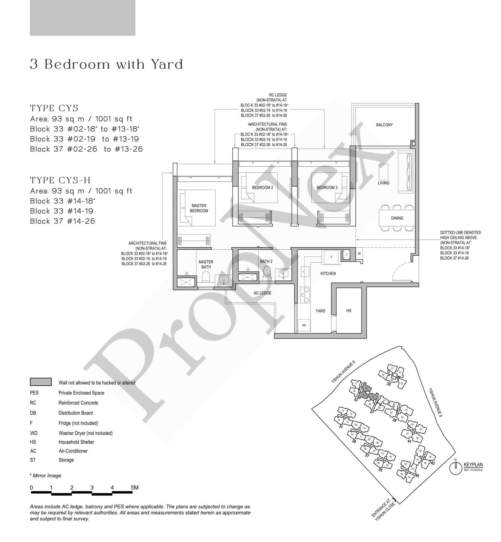 North Gaia – 3 BEDROOM + YARD CY5-H
