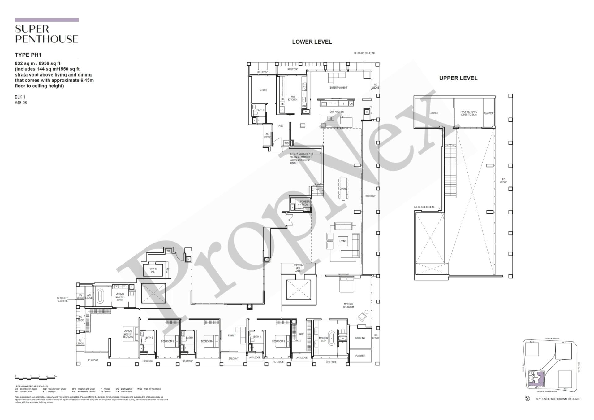 CanningHill Piers – 5-BEDROOM + Penthouse PH1
