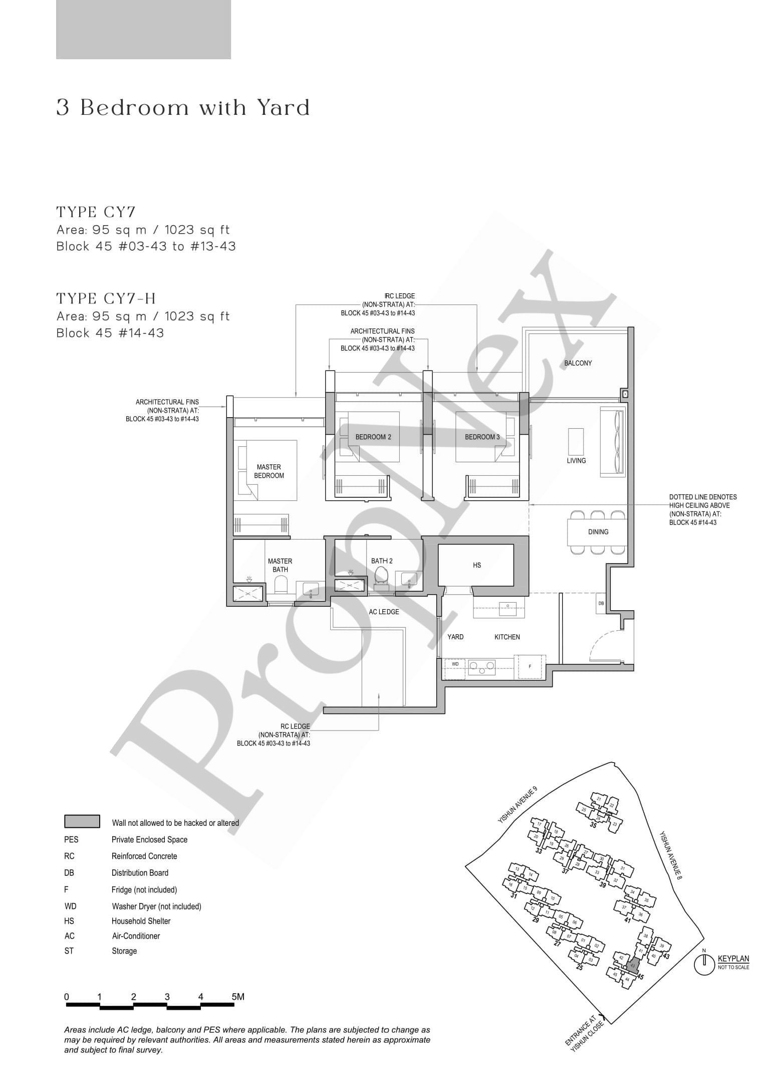 North Gaia – 3 BEDROOM + YARD CY7-H