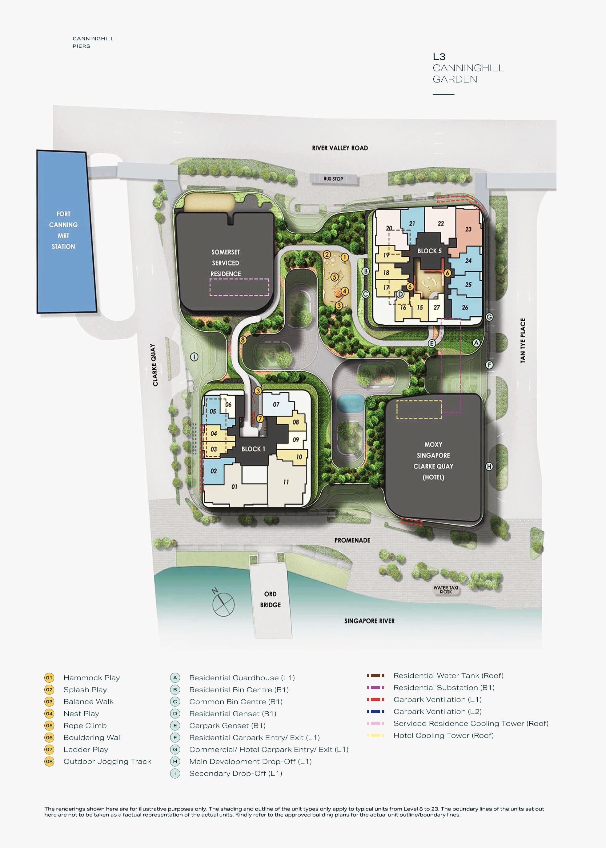CanningHill Piers – published site plan