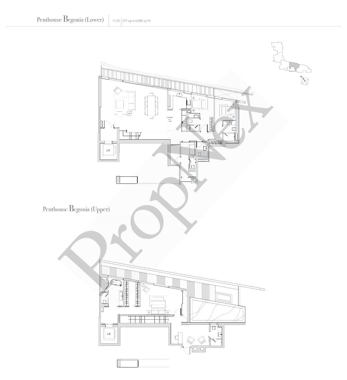 Eden Residences Capitol – 3-BEDROOM + Penthouse,With Study PHB