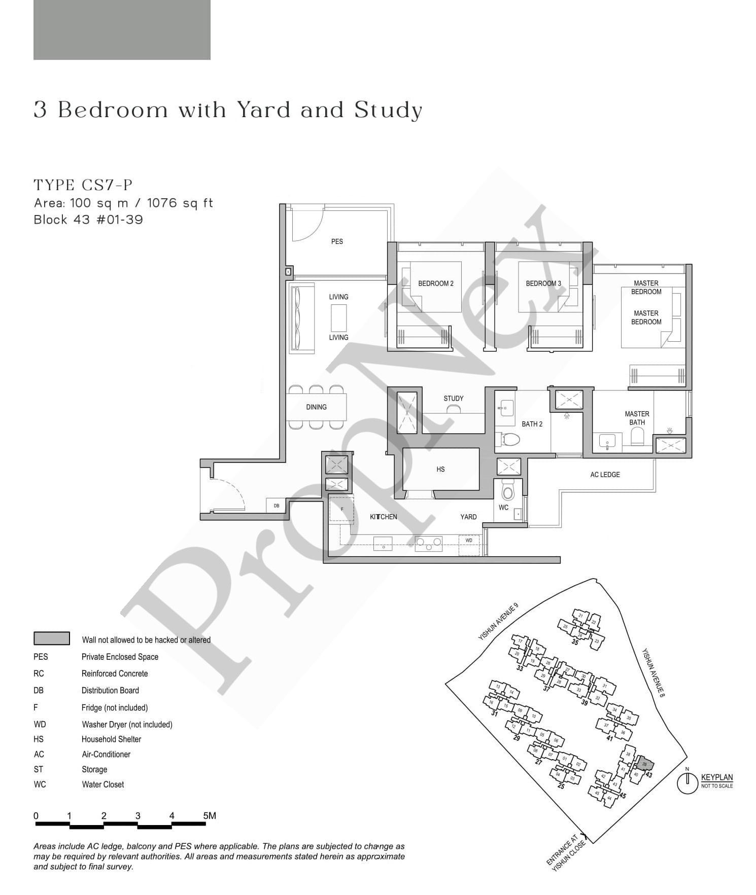 North Gaia – 3 BEDROOM+YARD+STUDY CS7-P
