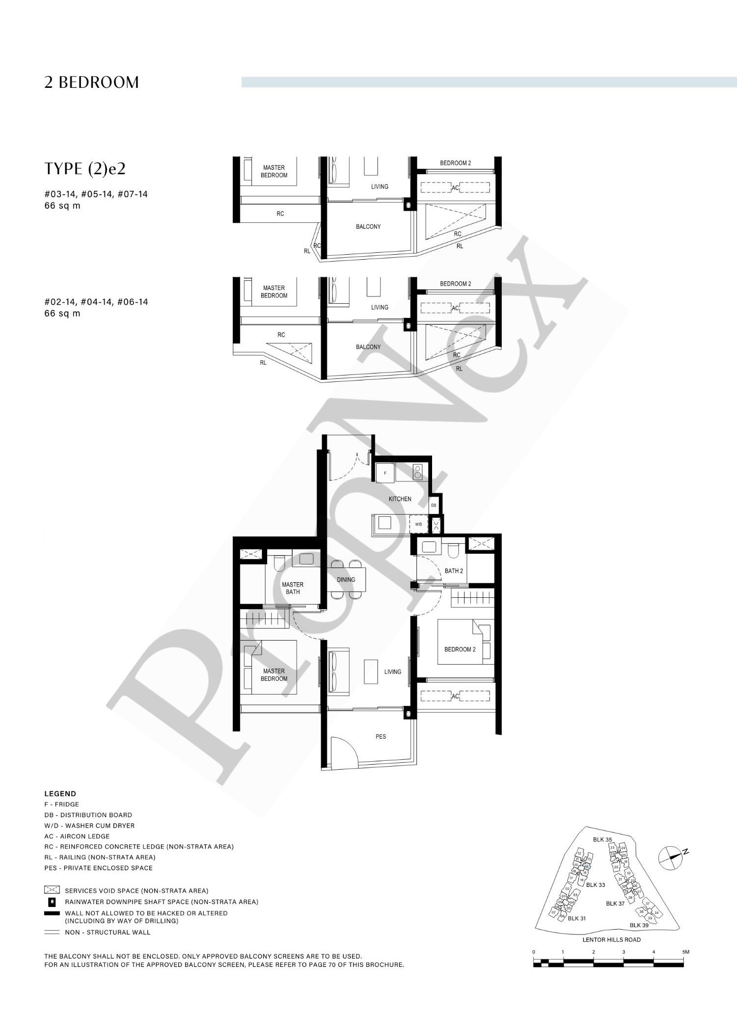 2 Bedroom (2)e2 floor plan